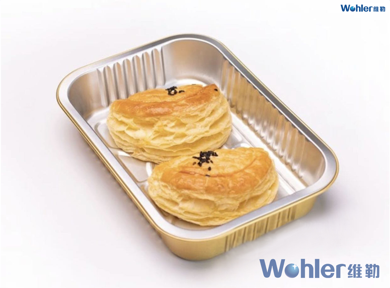 Customized Wrinkle Free Aluminum Container With Lid For Oven