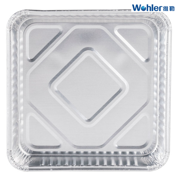 Smoothwall Recyclable Aluminium Food Container in microwave
