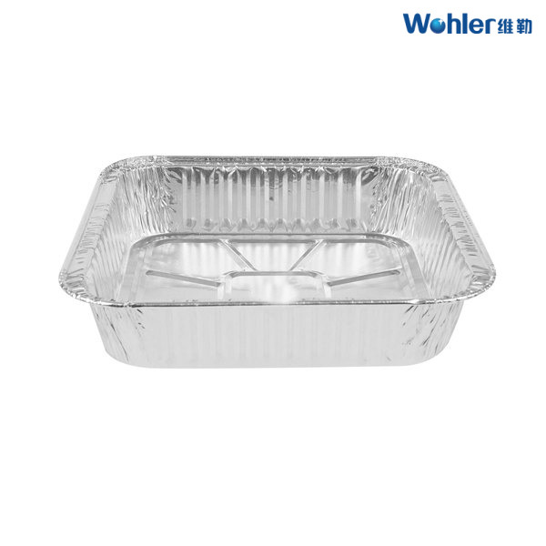 round Disposable Aluminium Foil Container for Cake Pan