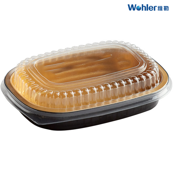 Washable 3600ml Wrinkle Free Aluminum Container For Food