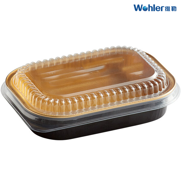 Food Grade 8 Inch Aluminium Container For Fast Food