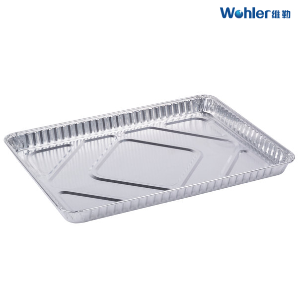 Food Grade Air Tight Aluminium Foil Box with plastic lid
