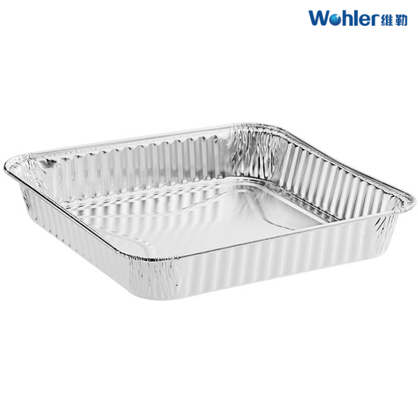 Food Grade Recyclable Aluminium Foil Box for Airline Lunch
