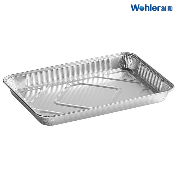 small Food grade Aluminium Food Container with cardboard lid