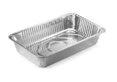 Take away Full size Aluminium Foil Container in microwave