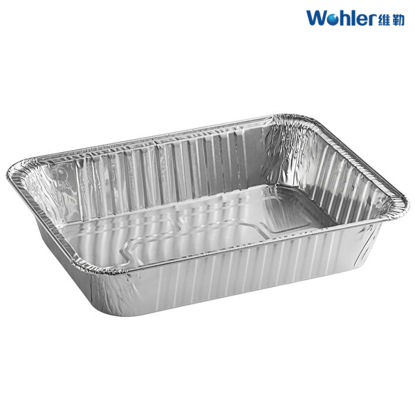 Household Aluminium Container As Kitchenware With Lid