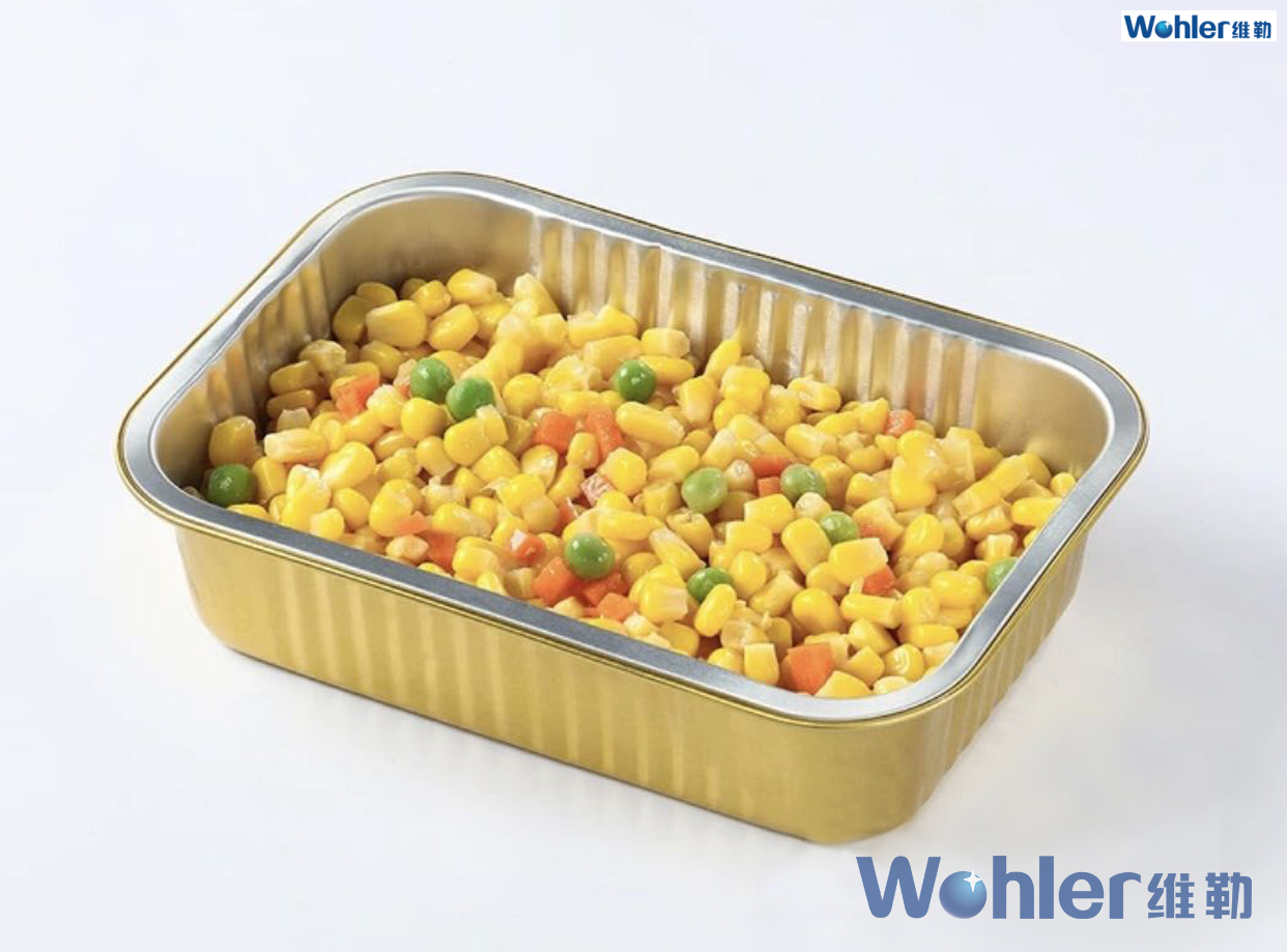 Safe 580ml Wrinkle Free Aluminum Container For Food