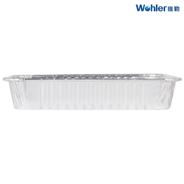 7 inch Recyclable Aluminium Food Container in microwave