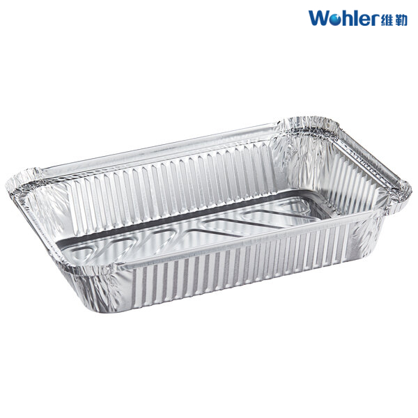 Food Grade Recyclable Aluminium Foil Box for food
