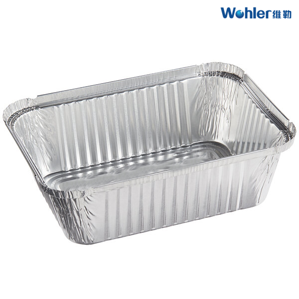 Customized Oval Aluminium Foil Container in microwave