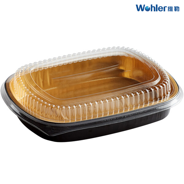 Disposable 8 Inch Aluminium Container For Fast Food