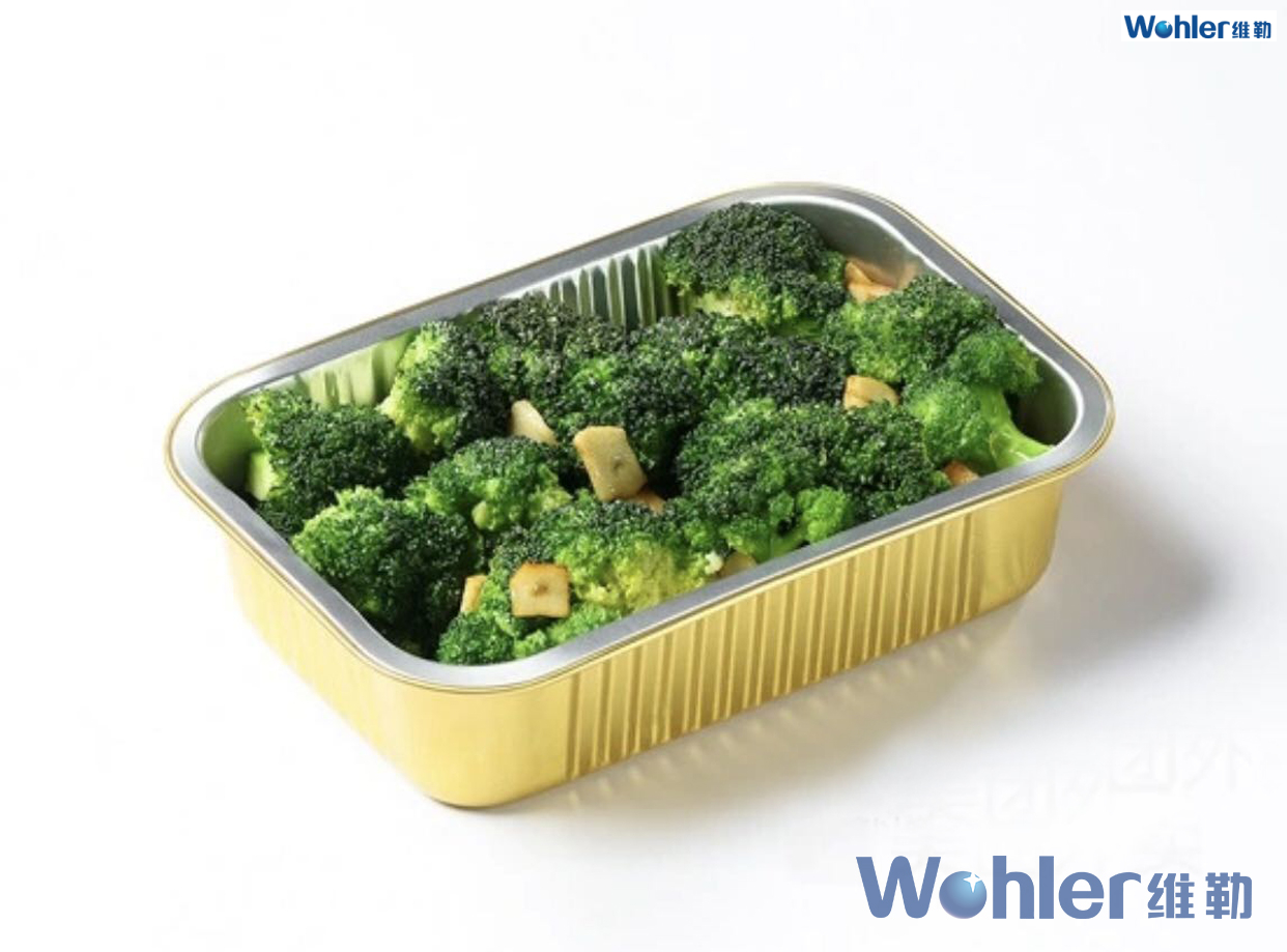 1050ml Wrinkle Free Aluminum Foil Container Used In Takeout