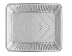 OEM 930ml Aluminium Foil Container in microwave