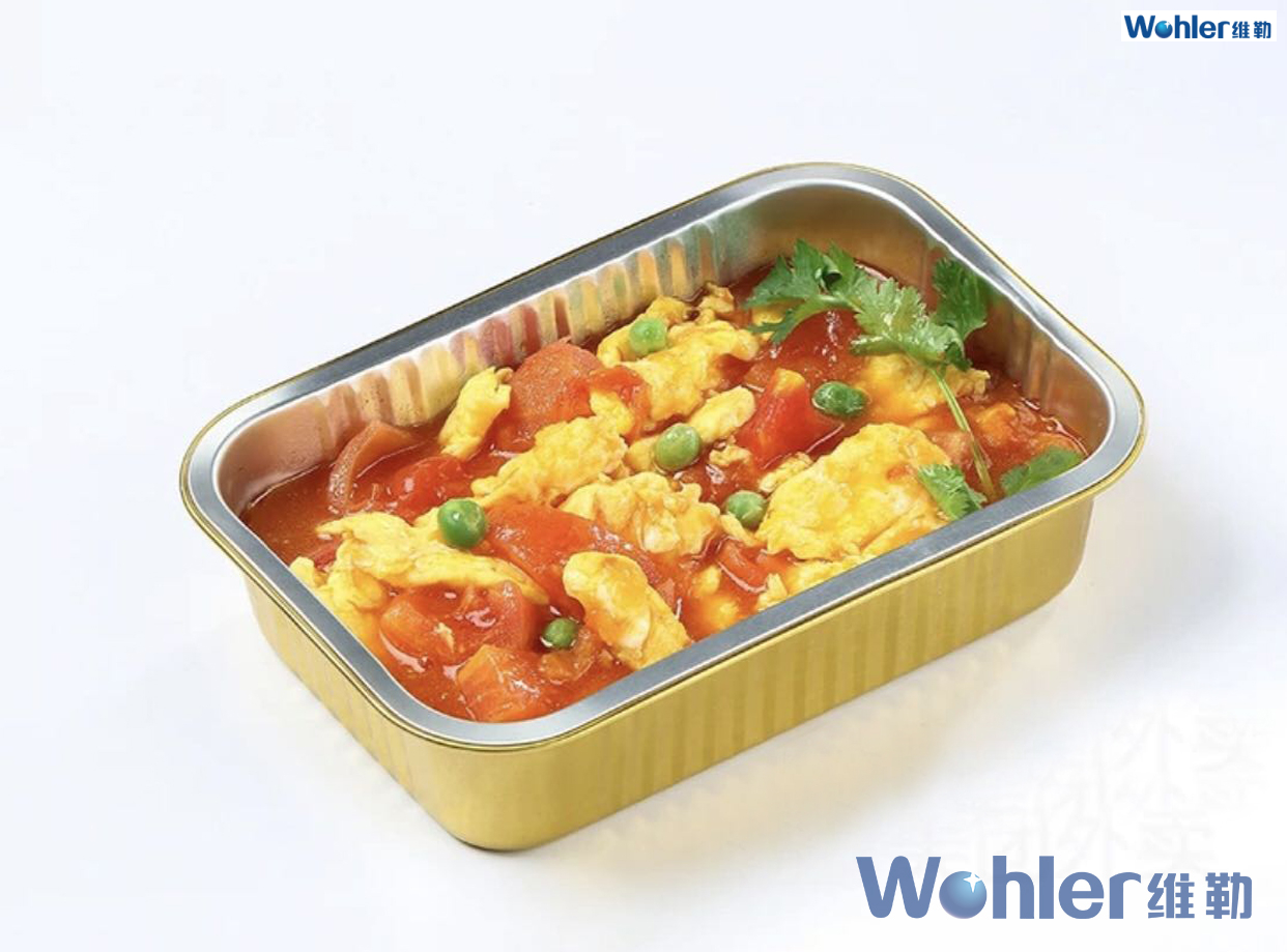 Heated 930ml Wrinkle Free Aluminum Container For Baking