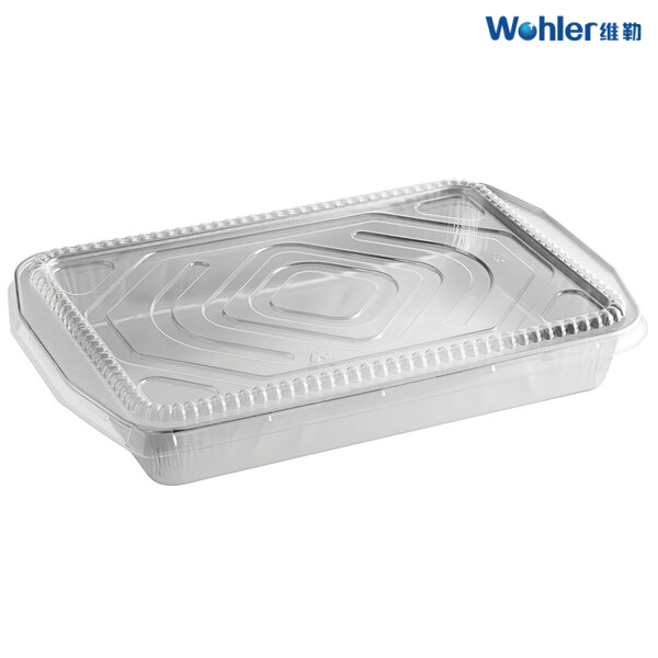 OEM Wrinkle Free Aluminum Container With Handles For Food