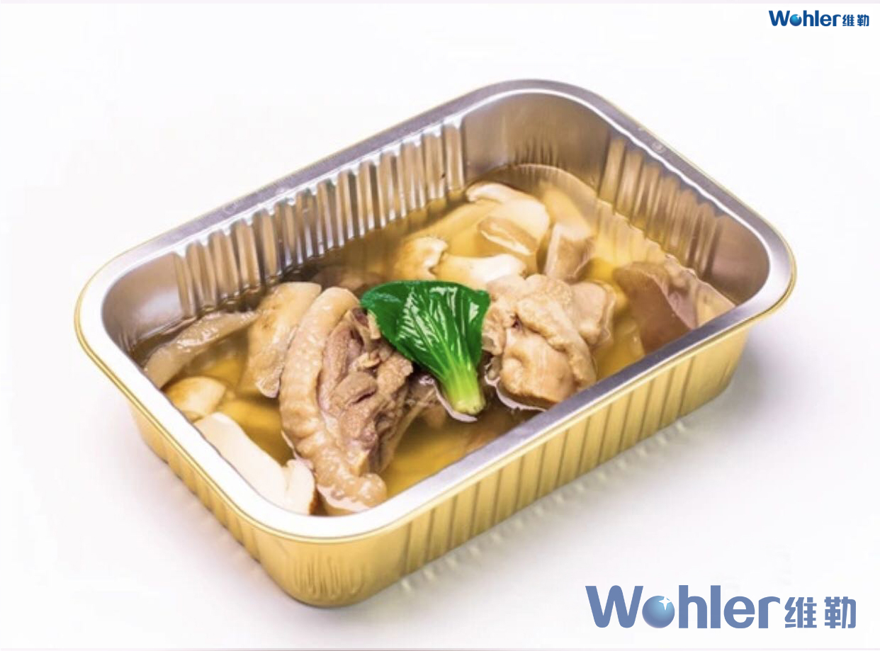 Oem 9600ml Wrinkle Free Aluminum Container For Food